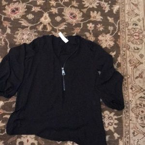 Rayon blouse, peasant ONE SIZE